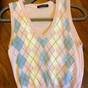 Brandy Mellvile Pink Sweater Vest